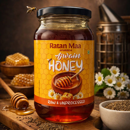 Raw & Unprocessed Ajwain Honey