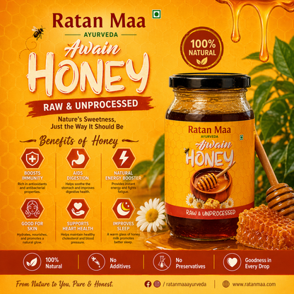 Raw & Unprocessed Ajwain Honey
