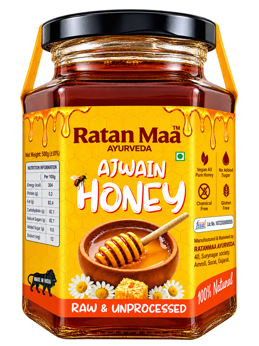 Raw & Unprocessed Ajwain Honey