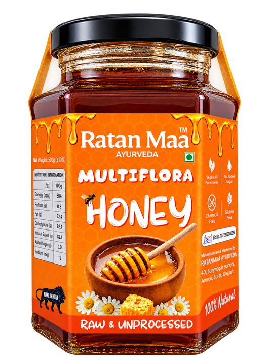 Raw & Unprocessed Multi-Flora Honey