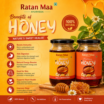 Raw & Unprocessed Multi-Flora Honey